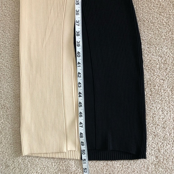 STAUD Shoko Colorblock Midi Sweater Dress Medium - Picture 14 of 15